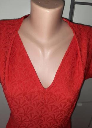 Роскошное красное платье promod7 фото