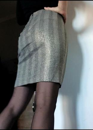 Красивая натуральная брендовая юбка на подкладке6 фото