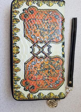 Гаманець, клатч з натуральної шкіри.обмін