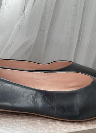 Нова колекція шкіряні туфлі, балетки 39 розмір3 фото