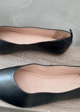 Нова колекція шкіряні туфлі, балетки 39 розмір7 фото