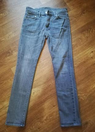 Джинсы мужские женские levis серые w30 l30 модель 5101 фото