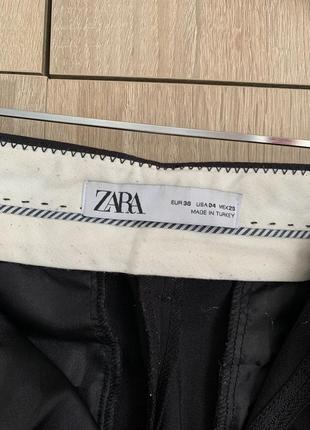 Чорні штани zara для офісу2 фото