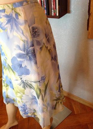 Нежная, воздушная, натуральная юбка бренда gerry weber, р. 543 фото