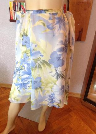 Нежная, воздушная, натуральная юбка бренда gerry weber, р. 544 фото