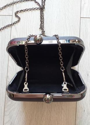 Маленькая сумочка-кошелек клатч с ярким принтом3 фото