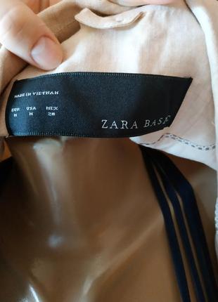 100% лен!! отличный жакет р.м от zara basic4 фото