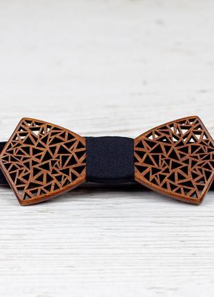 Краватка метелик дерев'яний "splinter"