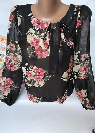 Воздушная блуза шифон