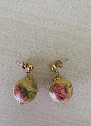 Красивые оригинальные серьги ручной работы hand made!!!