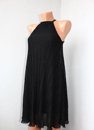 Черное с блестками платье kiah xs-s