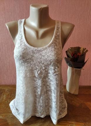 Майка ажур гіпюр 1 грн