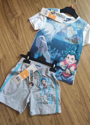 Набор шорты и  футболка блейд дисней.