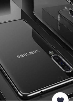 Чехол с серебристыми вставками на samsung s 20