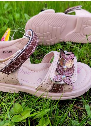 Босоніжки clibee дівчаткам 21р