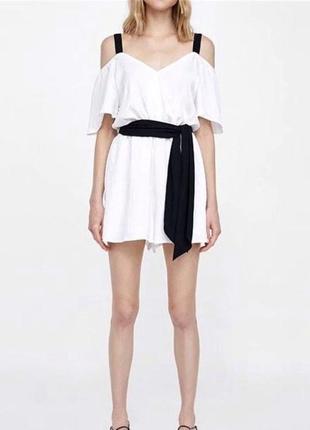 Платье комбинезон ромпер короткое zara зара, размер s