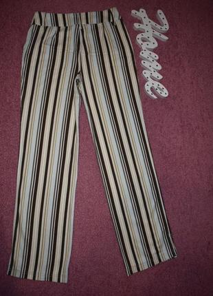 Брюки в полоску 8