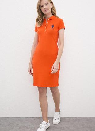 Женское платье поло u.s.polo assn ( uspa, юс поло ассн )