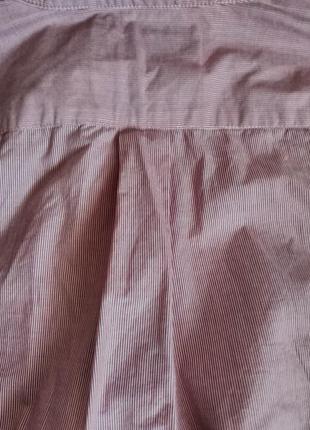 Розовая рубашка от известного бренда.8 фото