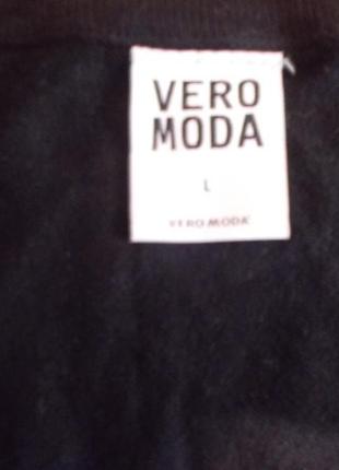 Черная кофта vero moda на пуговичках3 фото