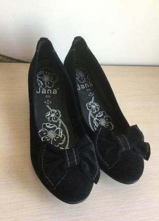 Шкіряні туфлі jana німеччина2 фото