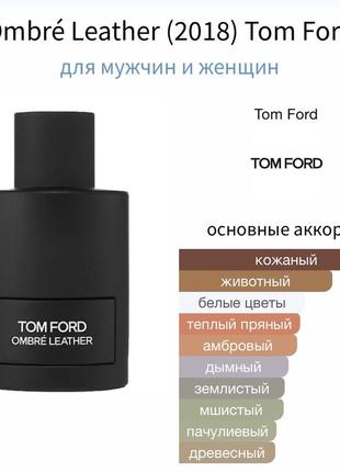 Парфум tom ford ombré leather (2018)отливант 10 мл