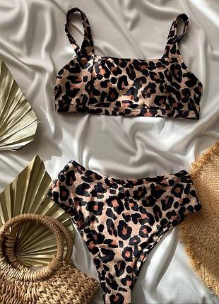 Леопардовий купальник