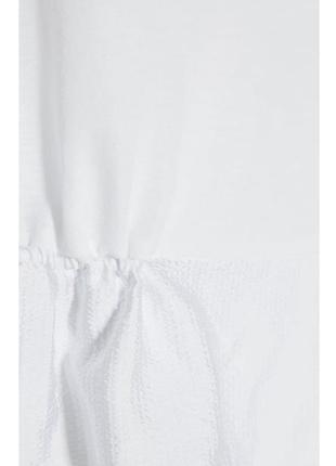 🌸шикарный белый топ zara на бретельках, шелковая майка зара, нарядная белая блуза, топик3 фото