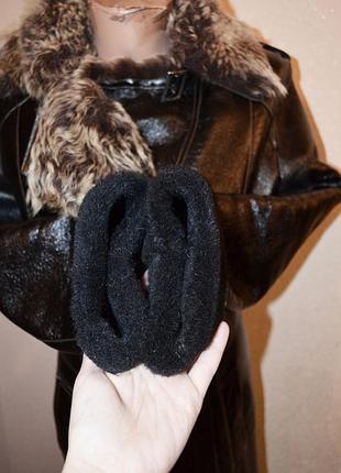 Дубленка с козочкой на вороте