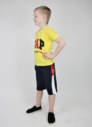 Летний костюм для мальчика cap 116 - 134 размер турция3 фото