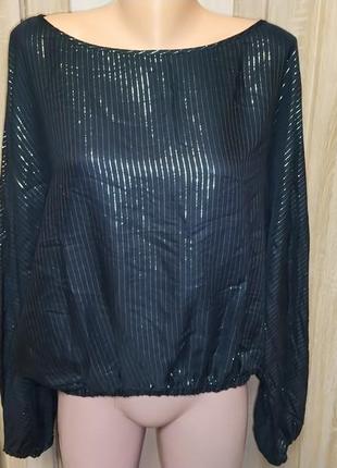 Блуза з люрексовою ниткою батал uk203 фото