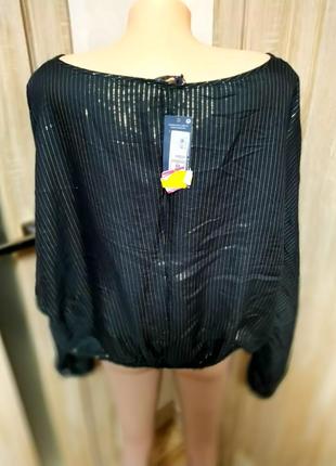 Блуза з люрексовою ниткою батал uk209 фото