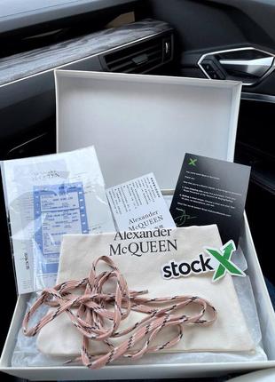 🥰alexander mcqueen premium white beige🥰женские кроссовки маквины, александр маквин10 фото