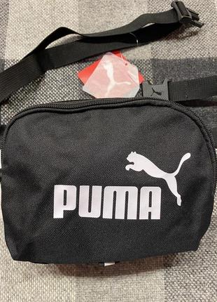 Сумка поясна (бананка)\ мессенджер puma phase waist bag нова оригінал7 фото