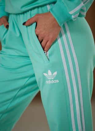 Женский спортивный костюм adidas весенний осенний демисезонные, костюмы спортивные женские7 фото