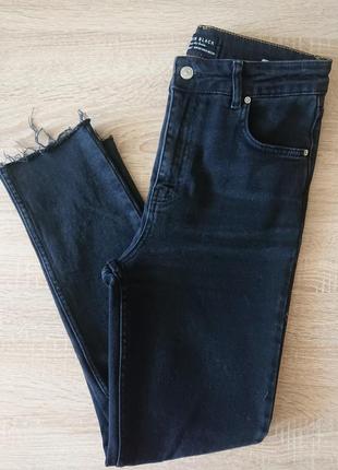 Черные джинсы с высокой посадкой dilvin jeans 36 рр