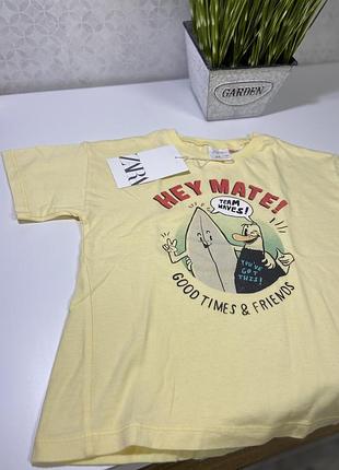 Футболка zara 2-3,3-4 роки