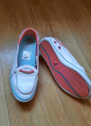 Кожаные макасины, puma