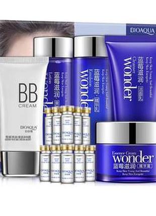 Набір по догляду за обличчям bioaqua wonder з екстрактом чорниці2 фото