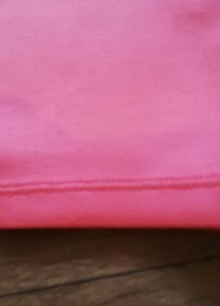Платье женское облегающее яркое короткое коралловое розовое короткий рукав2 фото