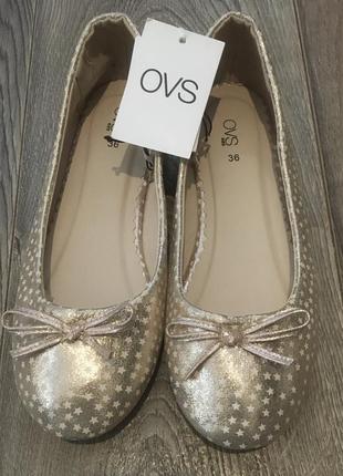 Ovs туфлі,балетки для дівчинки3 фото