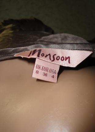 Шовкова блуза monsoon р. 85 фото