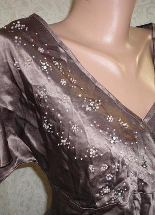 Шовкова блуза monsoon р. 83 фото