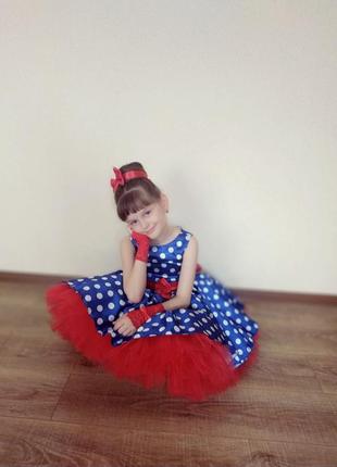 Платье детское в ретро стиле супер пышное