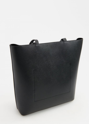 Новая черная сумка шоппер reserved6 фото
