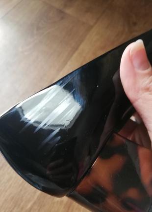 Туфлі туфлі жіночі леопард нові жіночі балетки низький каблук чорні лакові леопардові9 фото