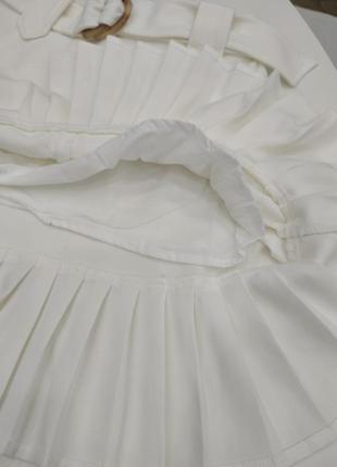 Плиссированная мини-юбка  stradivarius10 фото