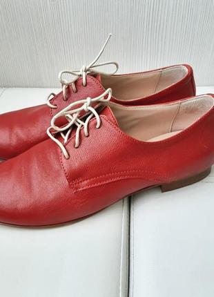 Классные кожаные итальянские туфли, 37 г.4 фото