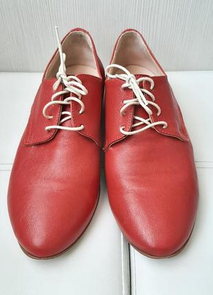 Классные кожаные итальянские туфли, 37 г.3 фото