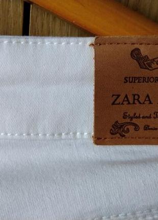 Белые джинсы zara, р.384 фото